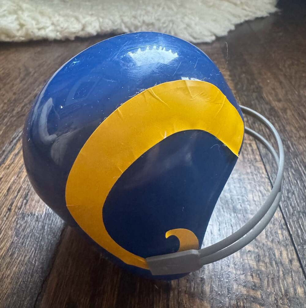 VTG ‘70s ‘80s Los Angeles LA Rams Laich NFL Plastic Mini Helmet Ice Cream Bowl